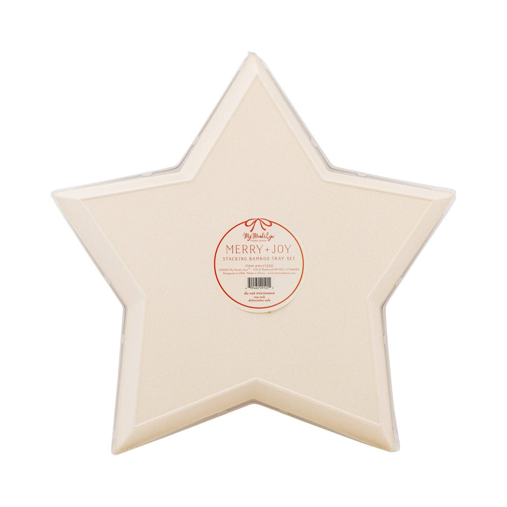 Merry + Joy Star Bamboo Set