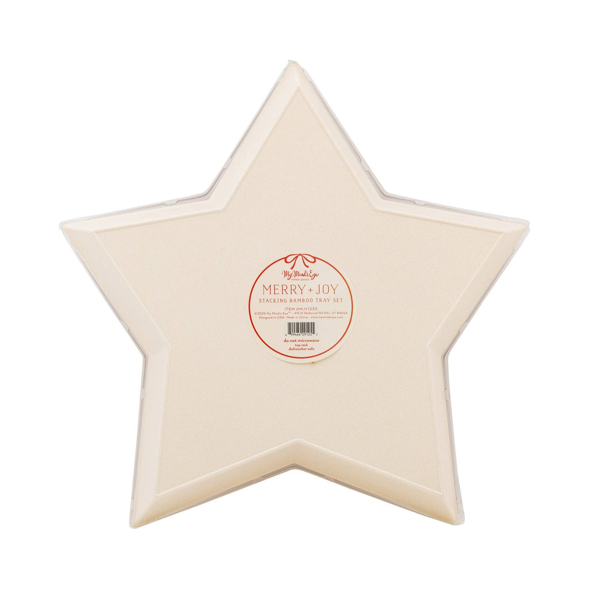 Merry + Joy Star Bamboo Set