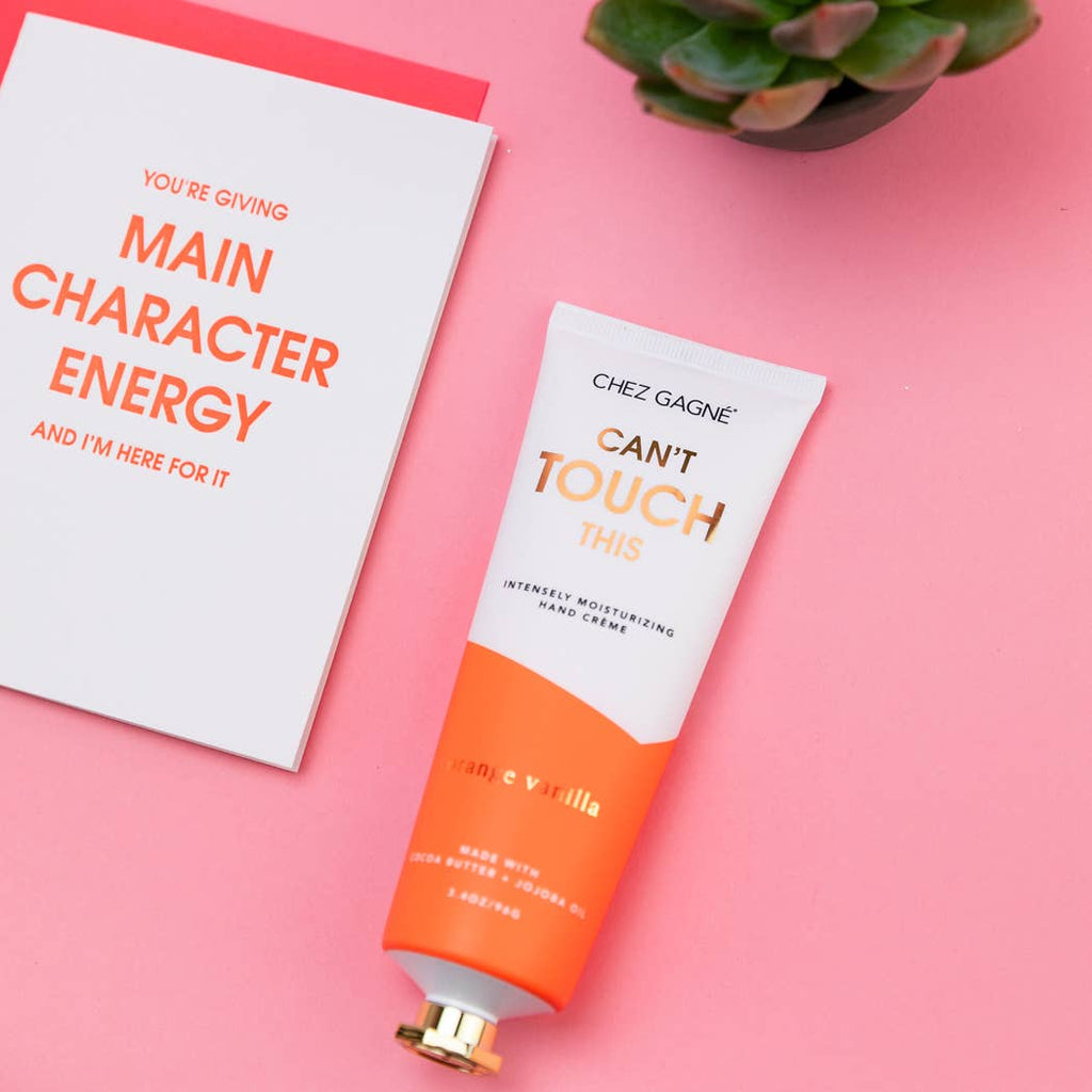 Can't Touch This - Funny Hand Cream Gift, Orange Vanilla