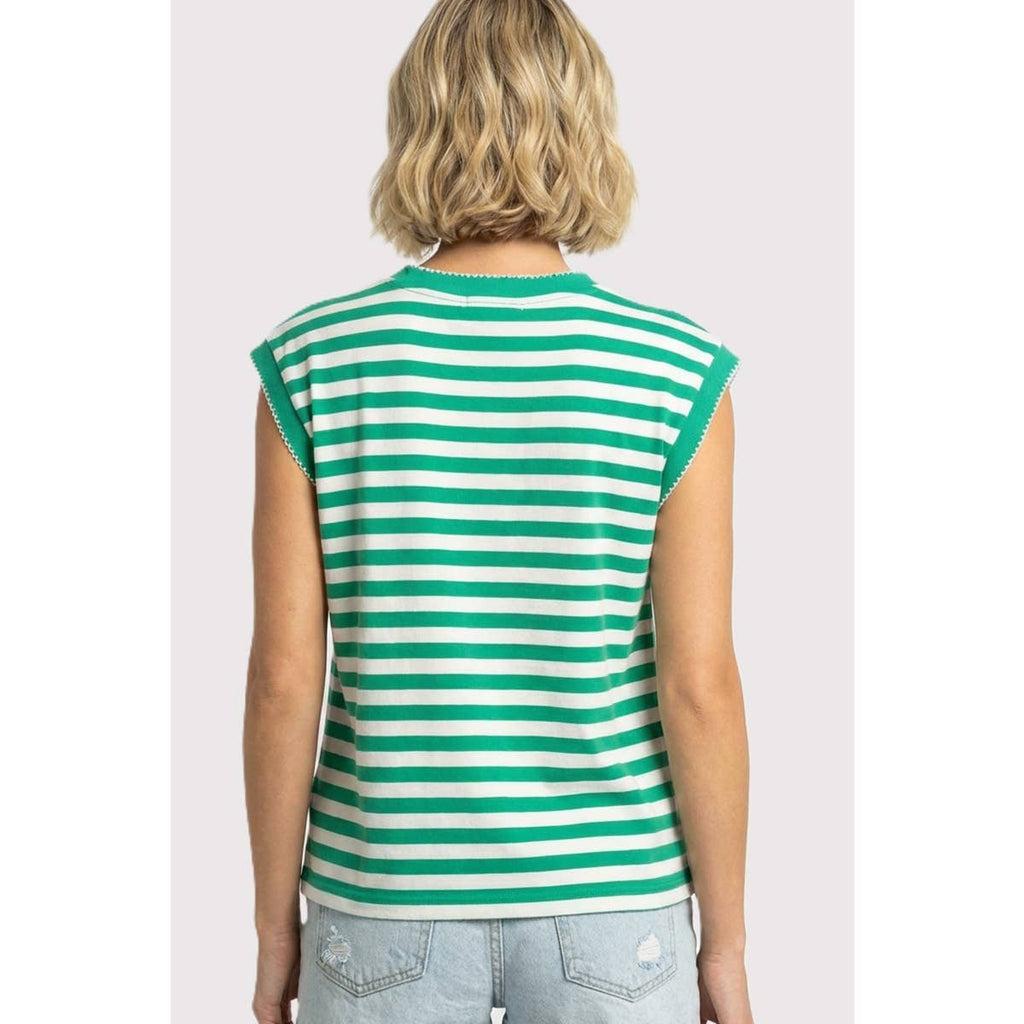 STICHED STRIPE TOP