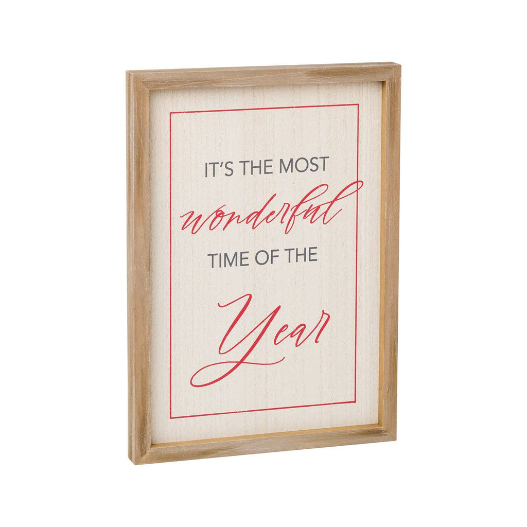 Wonderful Time Christmas Frame