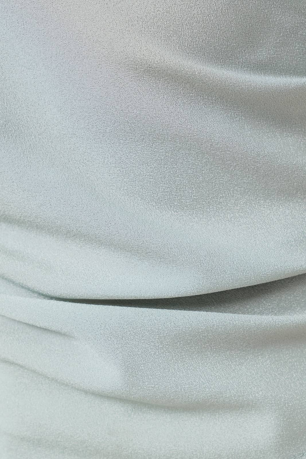 ASYMMETRIC DRAPED ONE SHOULDER RUCHED TOP