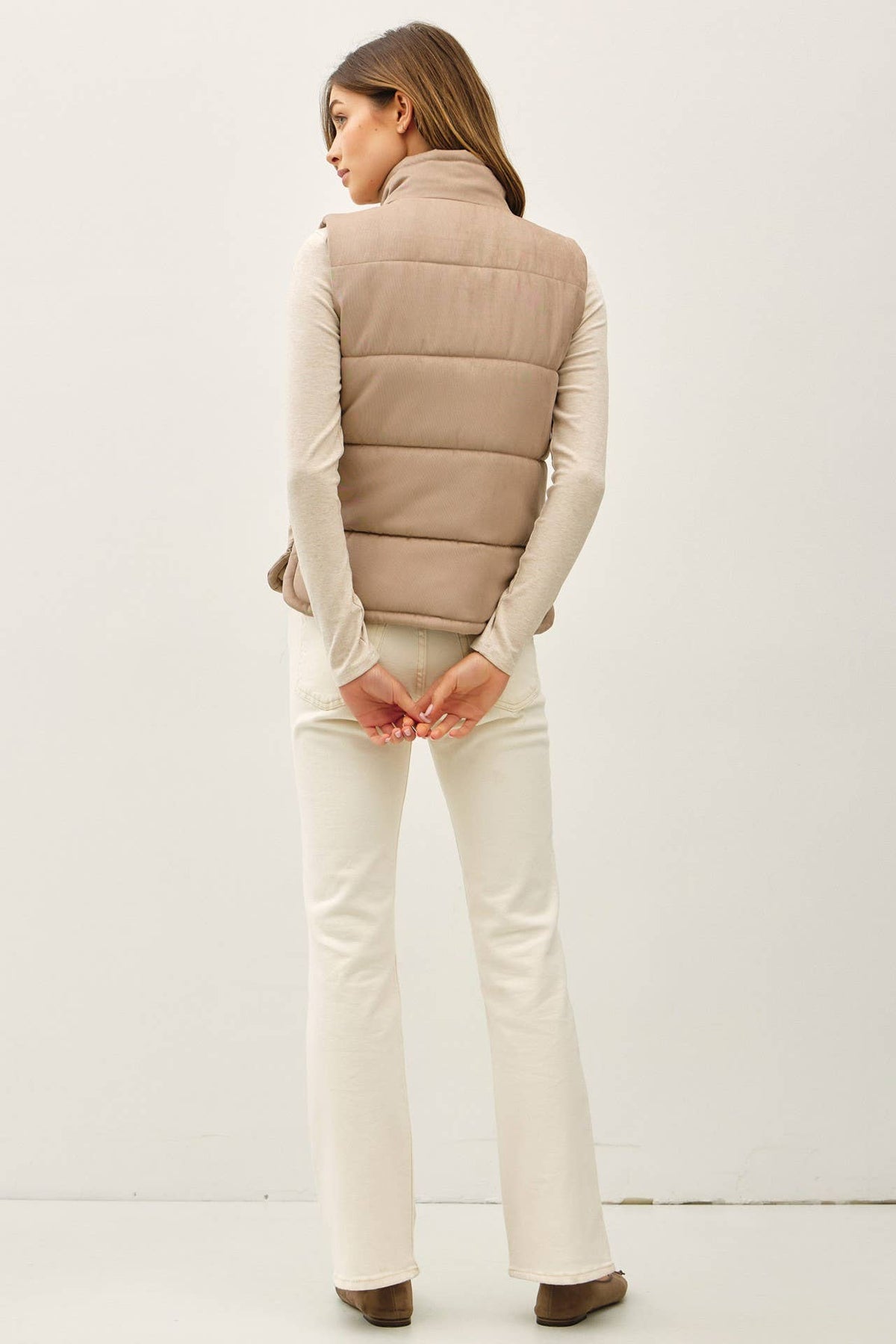 Brushed Puffer Vest