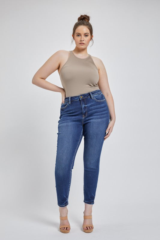 Curvy Mica High Rise Ankle Skinny Jean