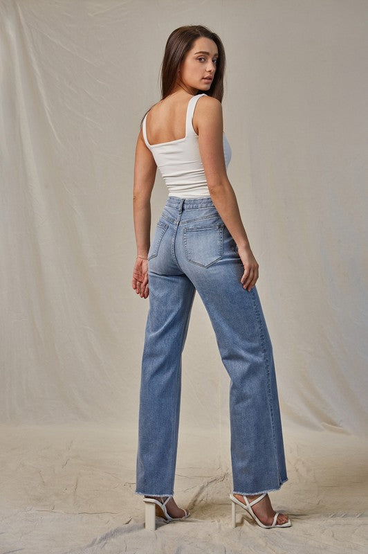 Mica Super high wide leg jean - super soft