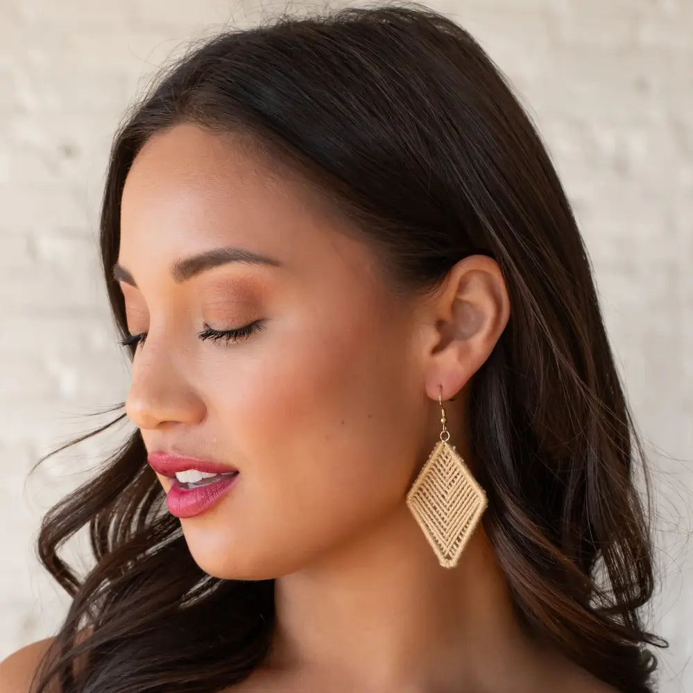 Diamond Crochet Earrings