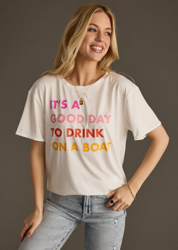 Drink on a Boat Tshirt