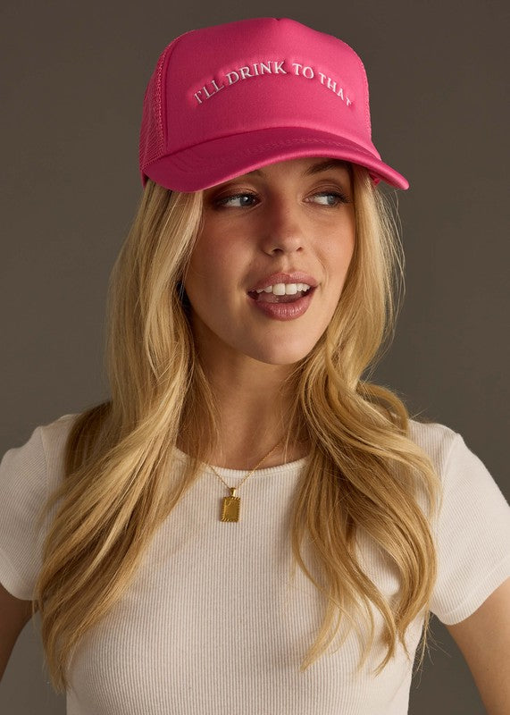 I'll drink to that hat