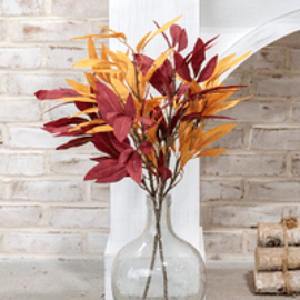 27" AUTUMN LEAF STEM