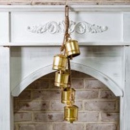 26" GOLD COWBELL HANGER