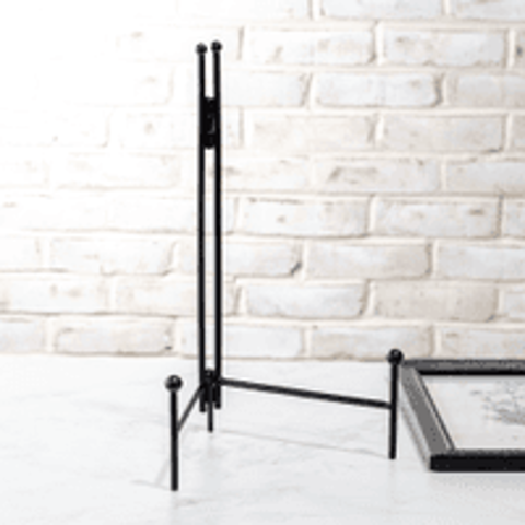 15.5" BLACK STRAIGHT BACK EASEL
