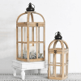 SM TALL WOOD LANTERNS