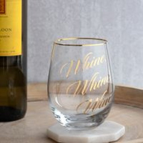 WHINE WHINE WINE GLASS