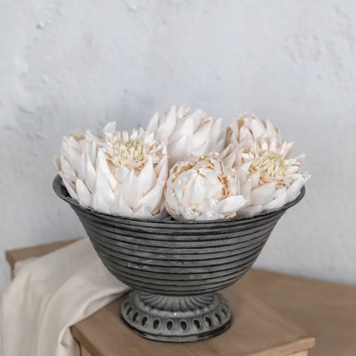 Cream artichoke head