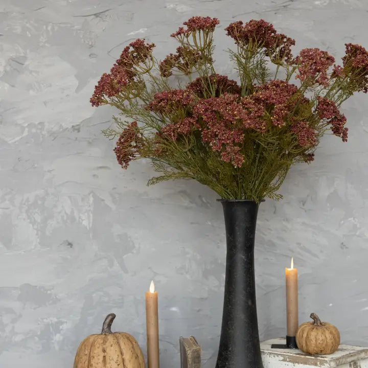 28" Burgundy Queen Anne Lace Spray