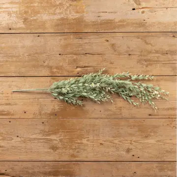 33" Cream mini flower boxwood hanging bush