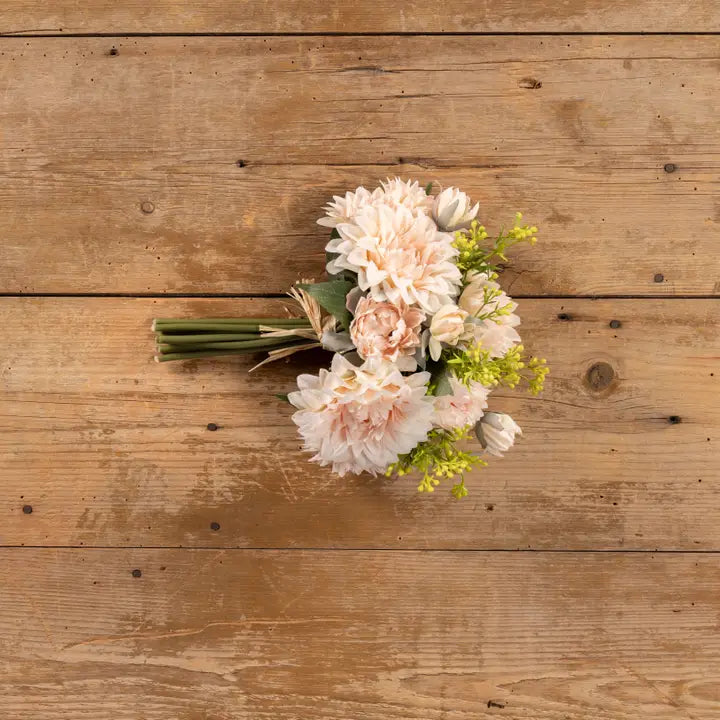 13" Peach Dahlia bundle