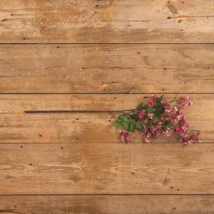 32" Pink Wild Blossom Spray